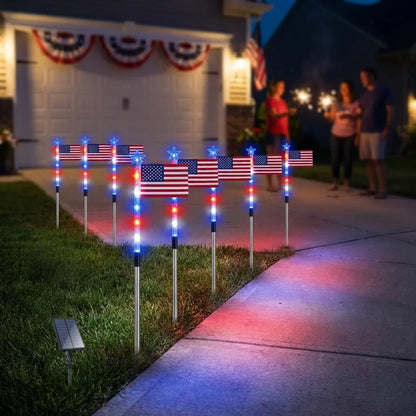 American Flag Solarlights