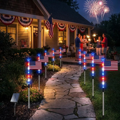 American Flag Solarlights