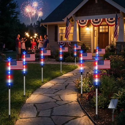 American Flag Solarlights