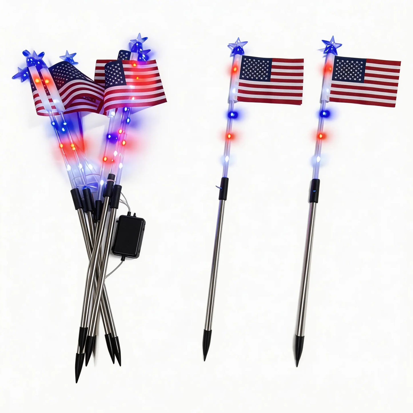 American Flag Solarlights