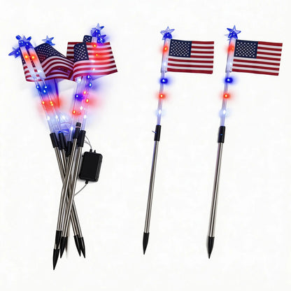 American Flag Solarlights