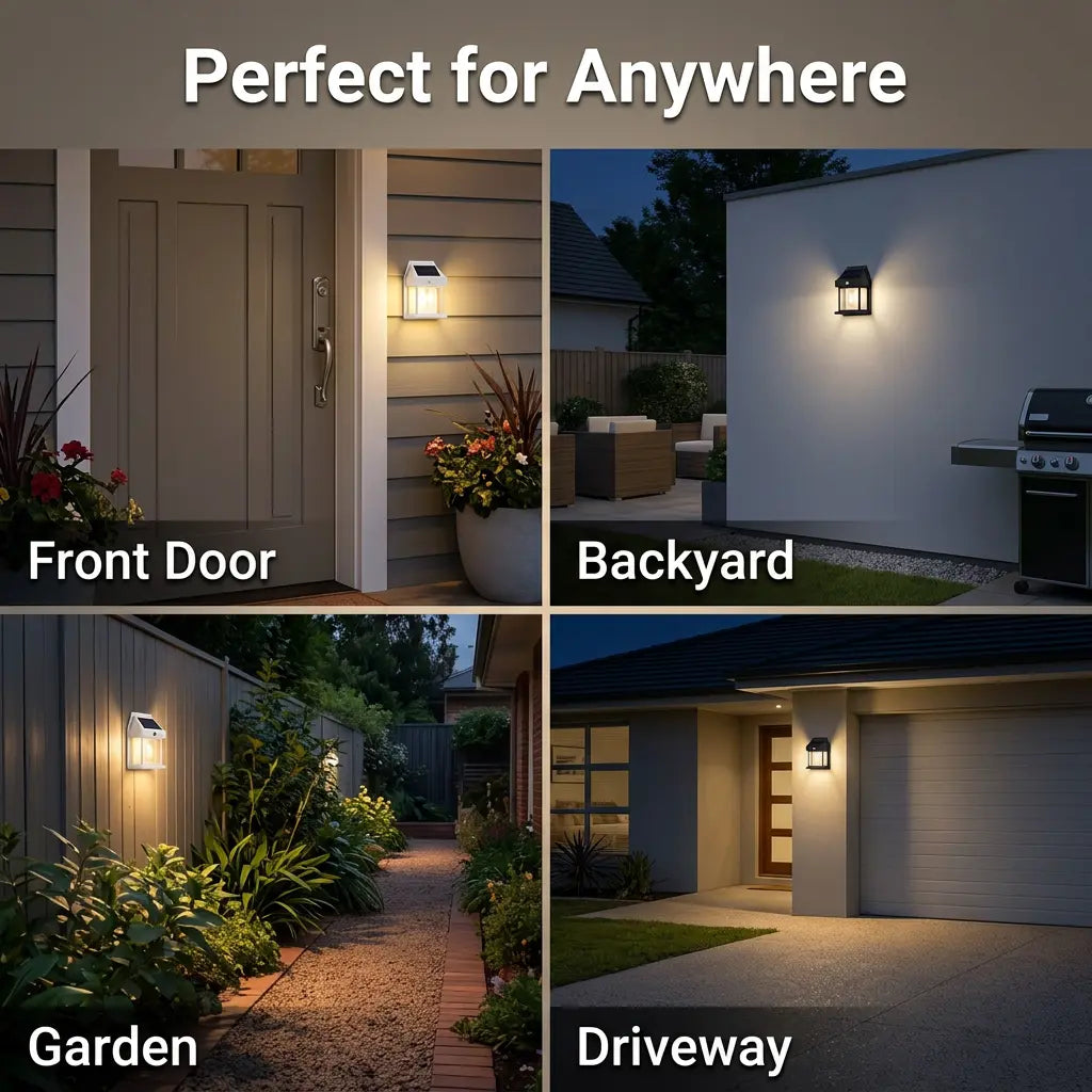 Solar Outdoor Wall Lights
