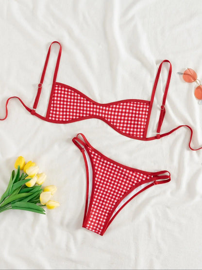 Floral Print Bikini Set