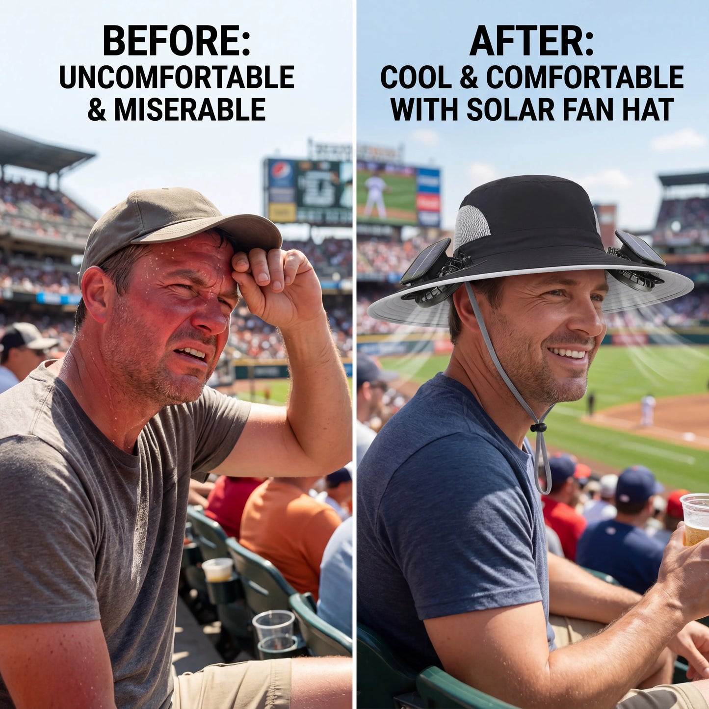 Solar Cooling Hat