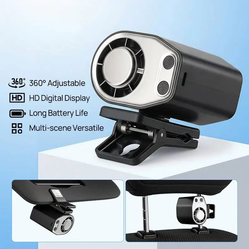 Car Clip-On Fan