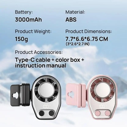 Car Clip-On Fan