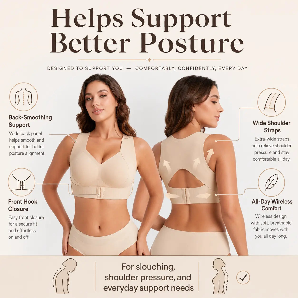 Postural Wireless Bra
