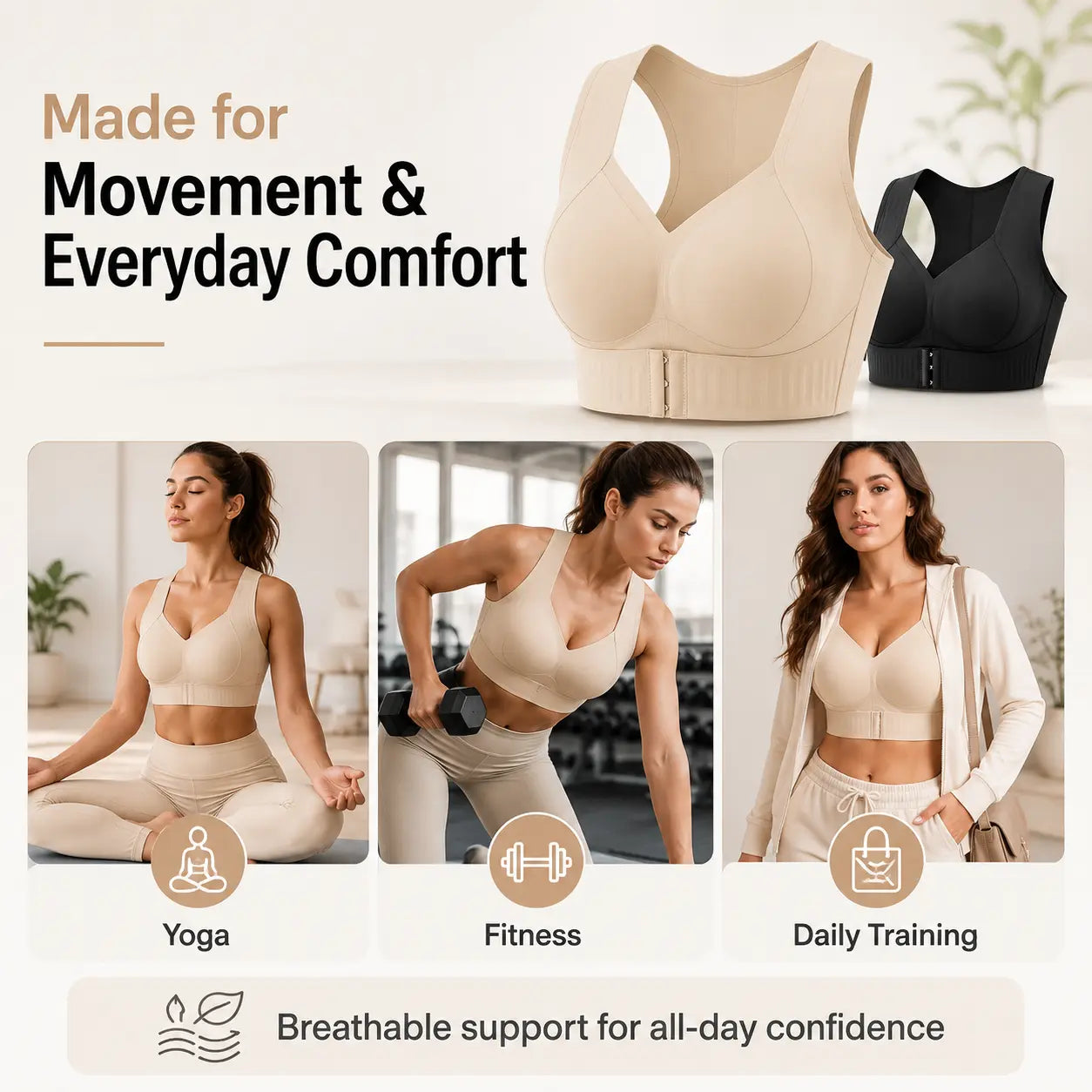 Postural Wireless Bra