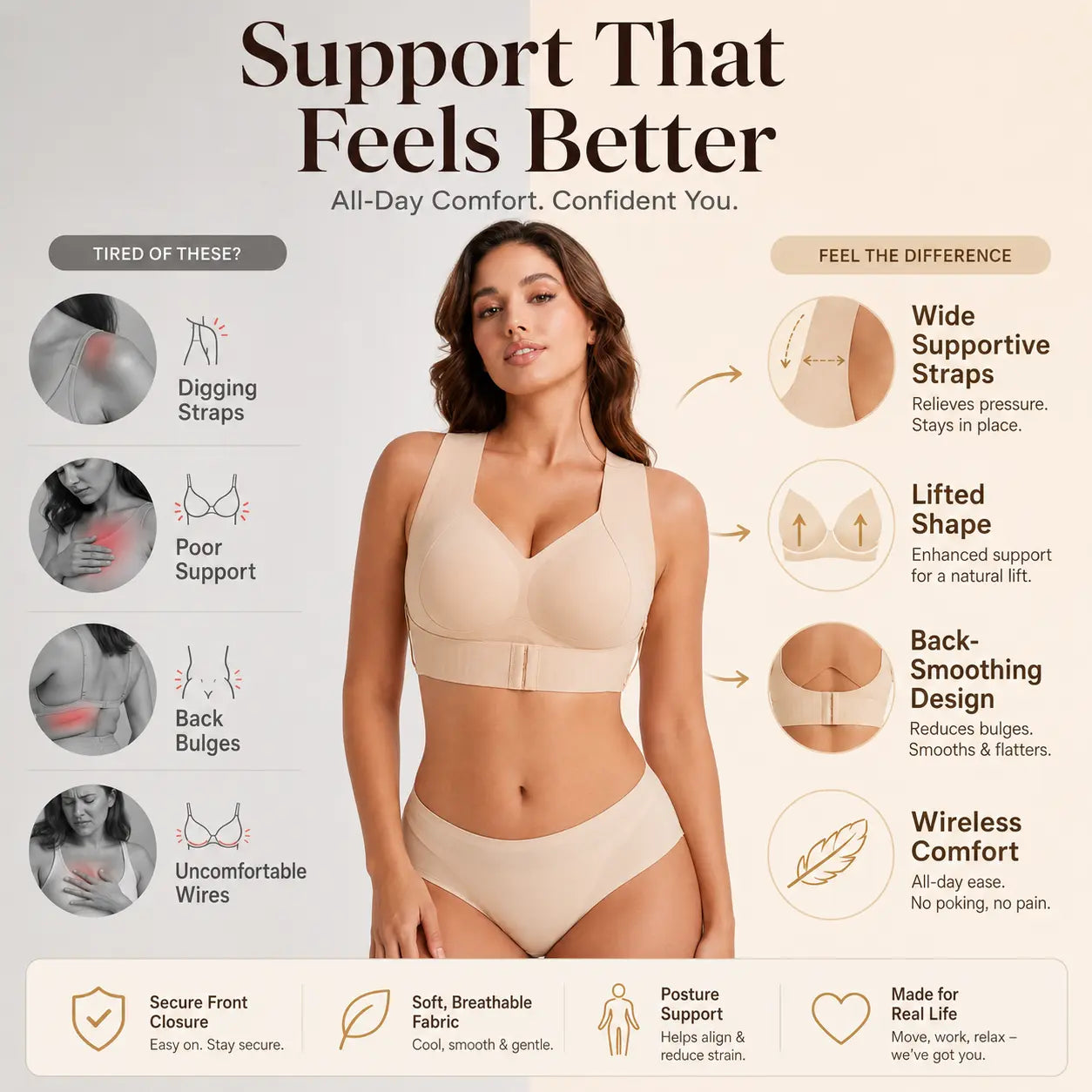Postural Wireless Bra