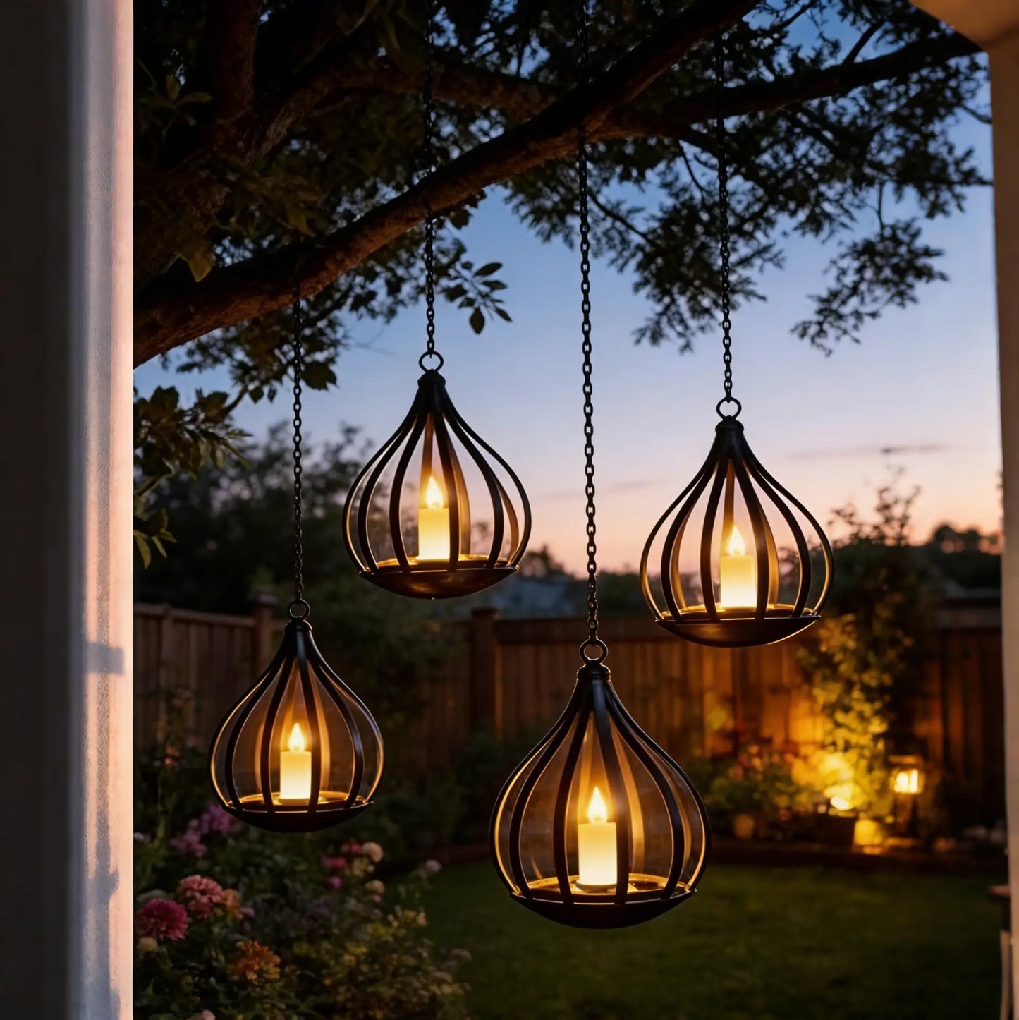Solar Water Drop Lantern