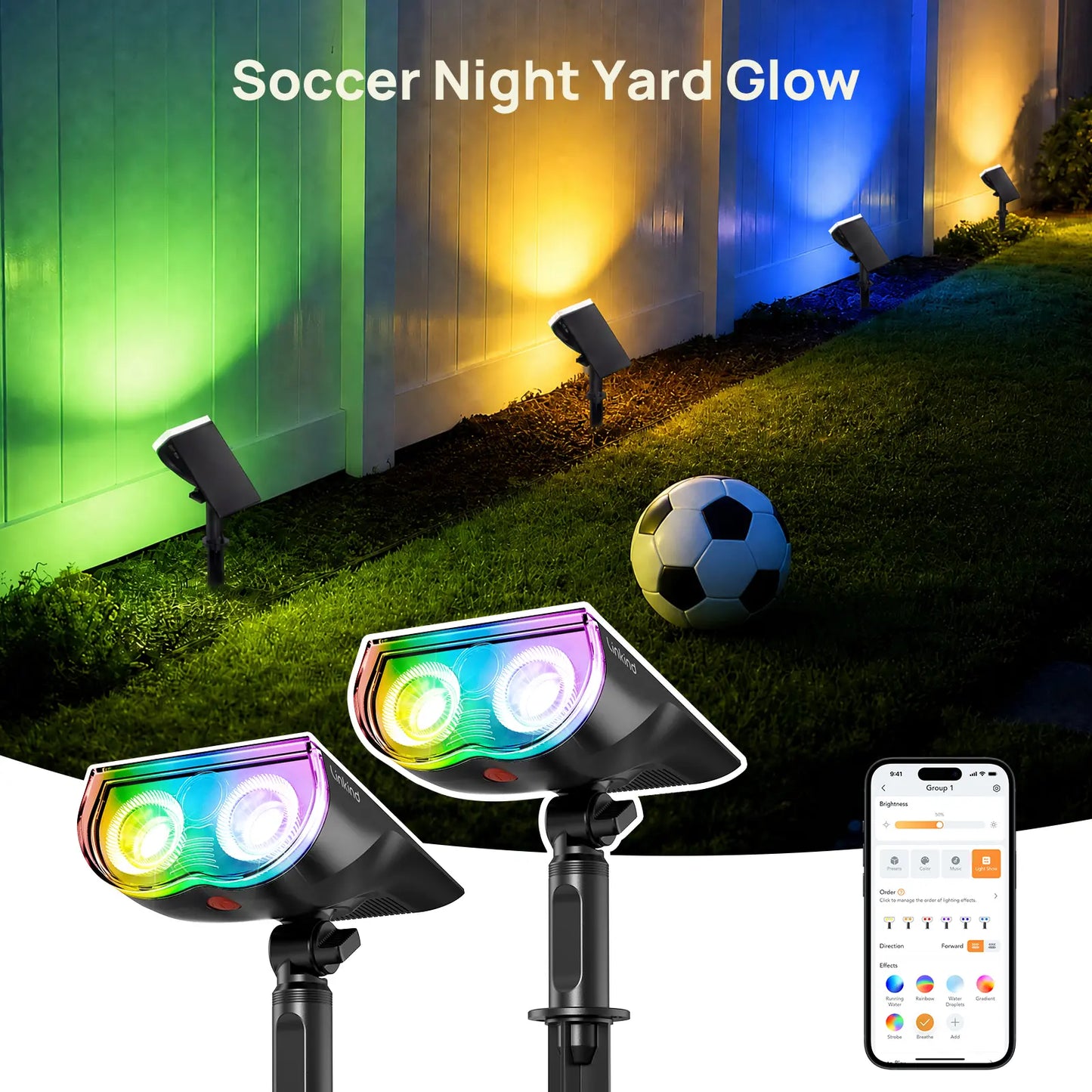 Smart Solar Spotlight