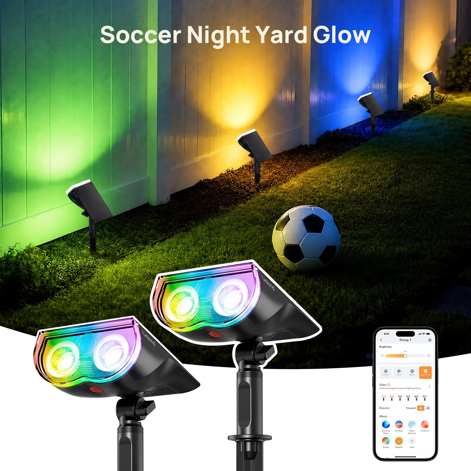 Smart Solar Spotlight