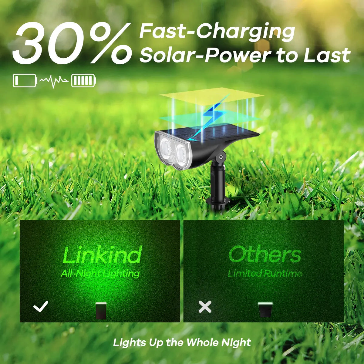 Smart Solar Spotlight