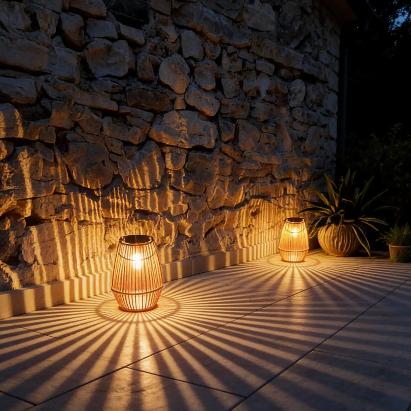 Handwoven Solar Lantern