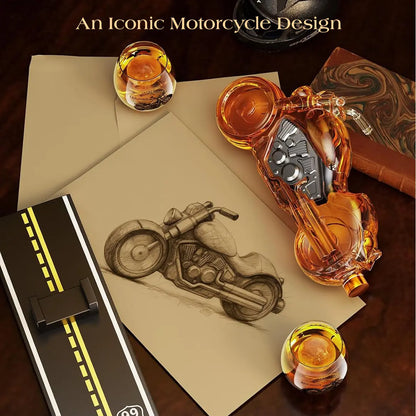 Motorcycle Whiskey Decanter