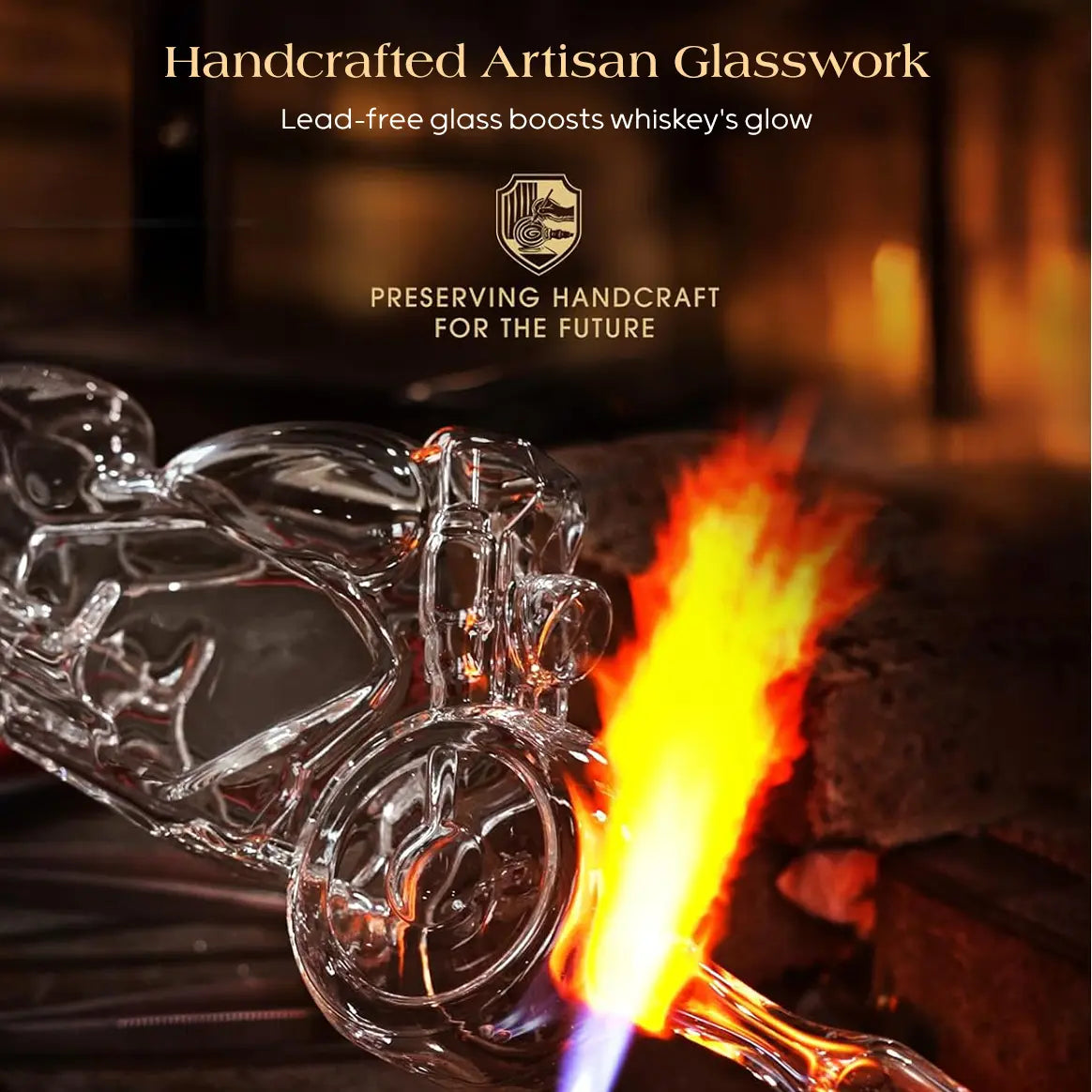 Motorcycle Whiskey Decanter