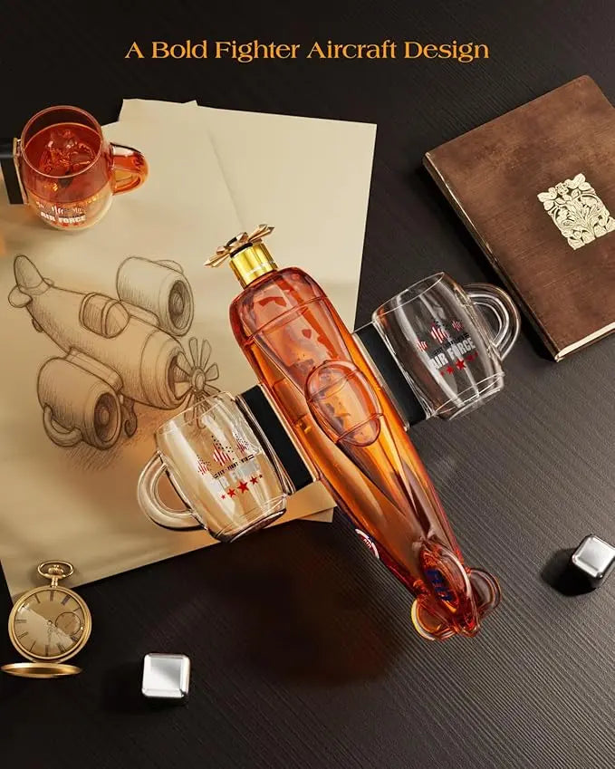 Aircraft Whiskey Decanter