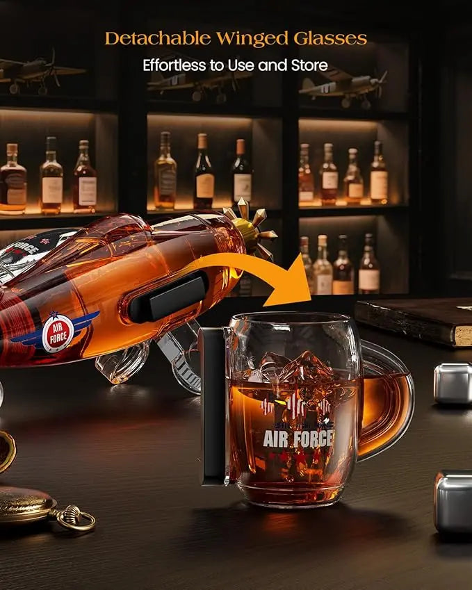 Aircraft Whiskey Decanter