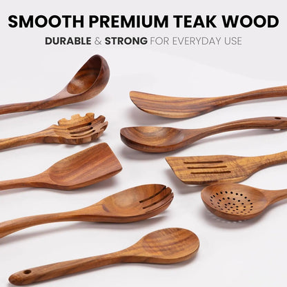 Teak Utensils detail