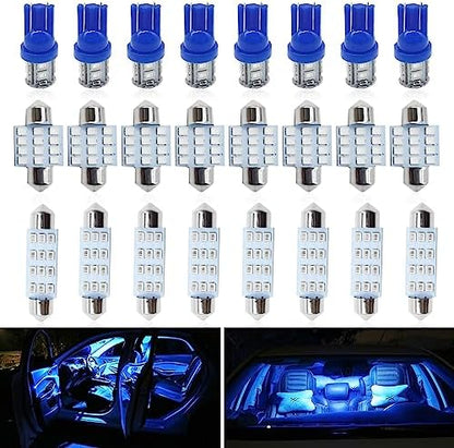 Rideluminate LED interior bulbs fitted in a car dome light