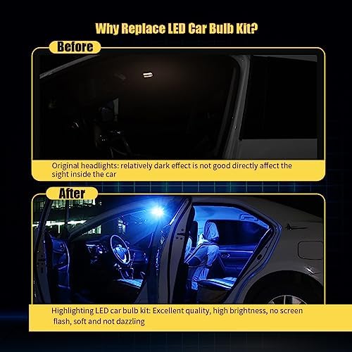 Rideluminate LED map and courtesy light installed in a car interior
