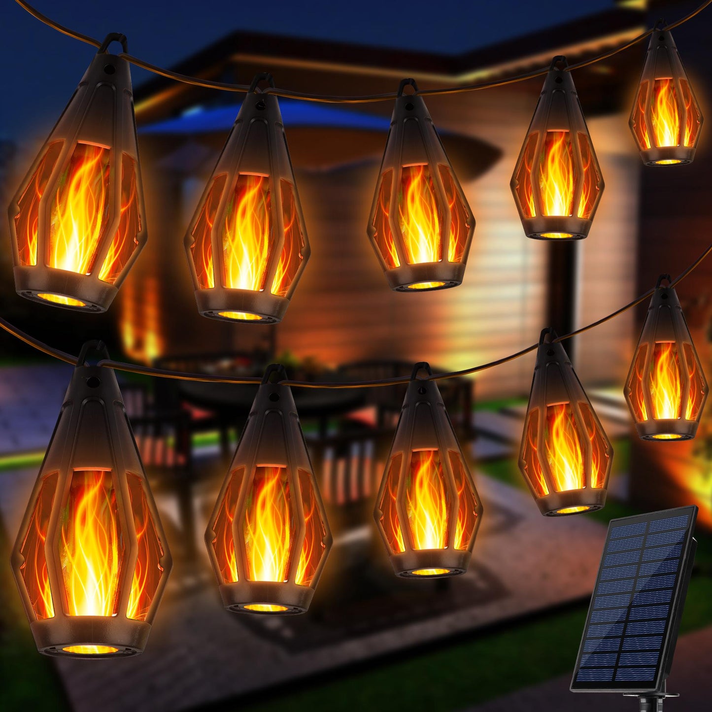 Solar Flame Lantern