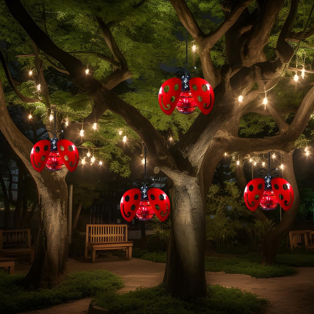 Solar Beetle Swinging Lights