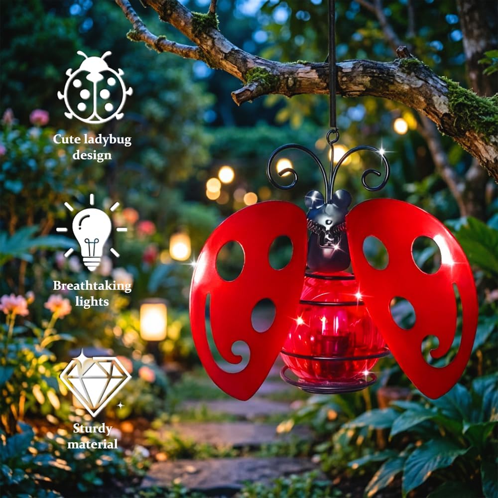 Solar Beetle Swinging Lights