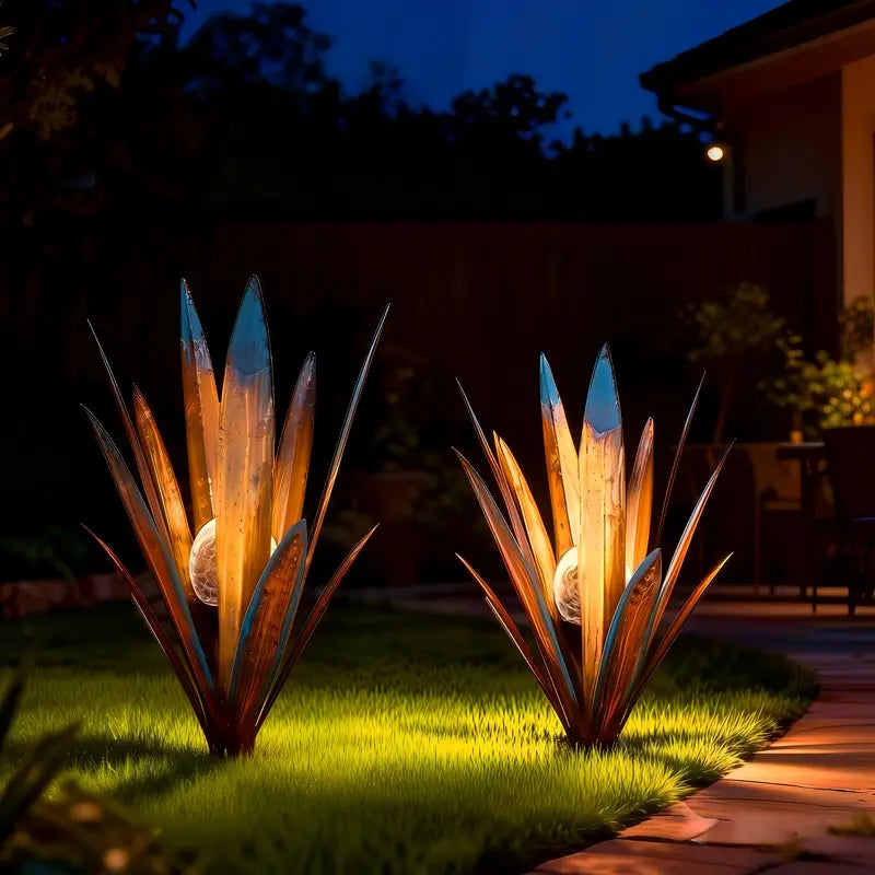 Solar Agave Lights