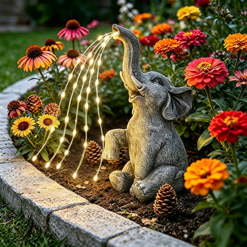Solar Elephant Light