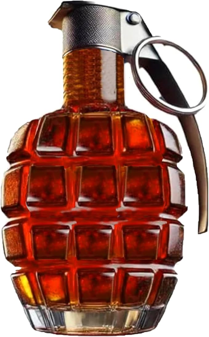 Grenade Whiskey Decanter product photo