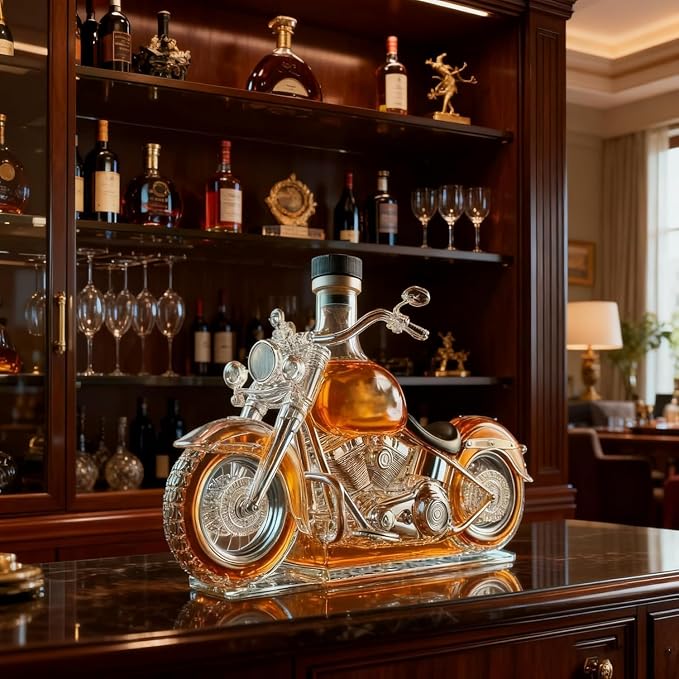 Motorcycle Whiskey Decanter product photo