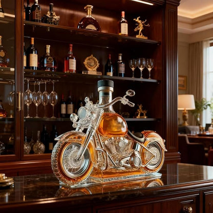Motorcycle Whiskey Decanter product photo