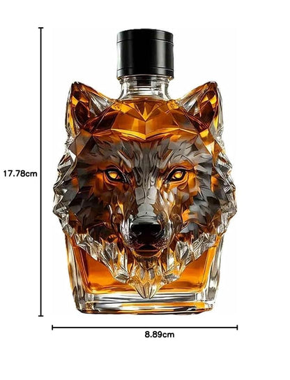 Wolf Head Whiskey Decanter product photo