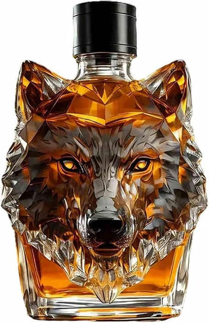 Wolf Head Whiskey Decanter product photo