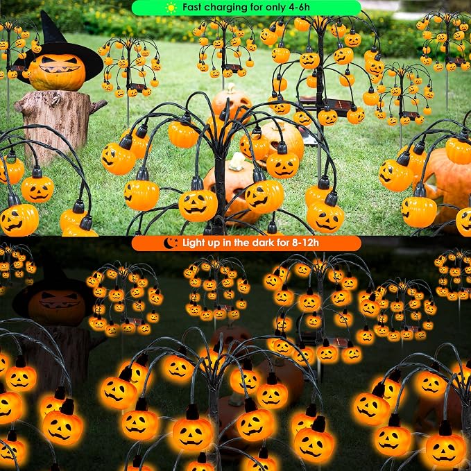 Solar Pumpkin Lume Light