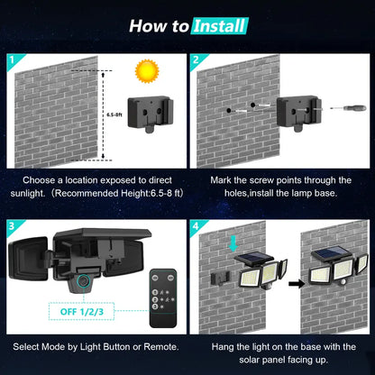 Solar Motion Sense Light