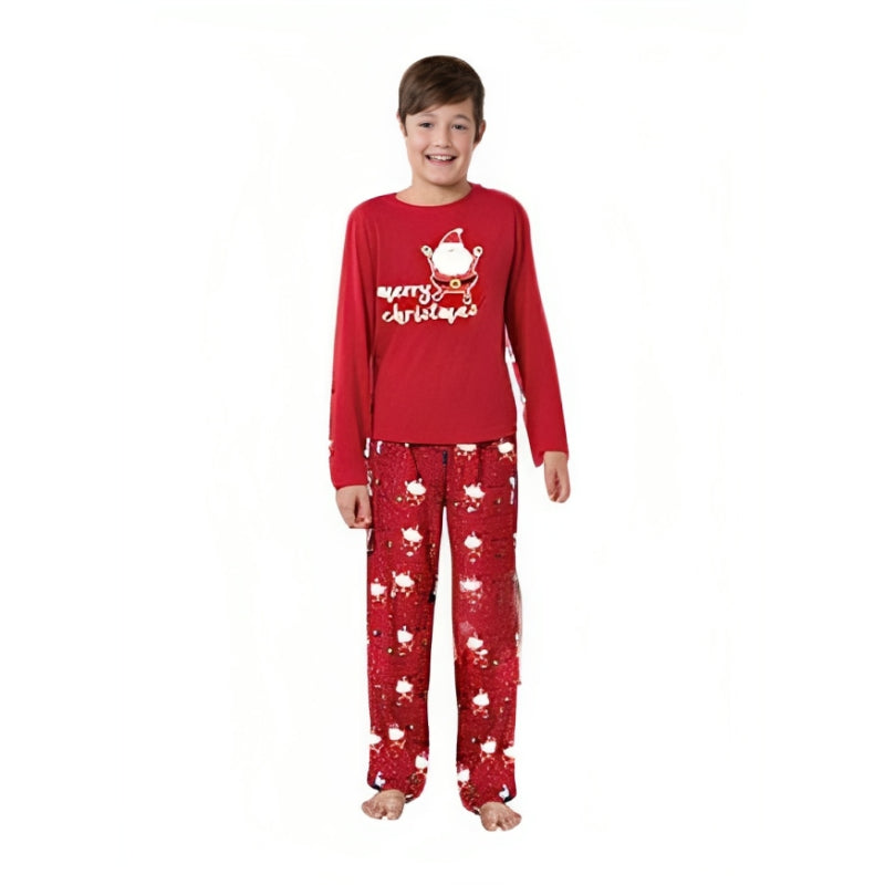 Christmas Family Matching Pajama Set — Holiday Printed Sleepwear for Adults Kids and Infants
