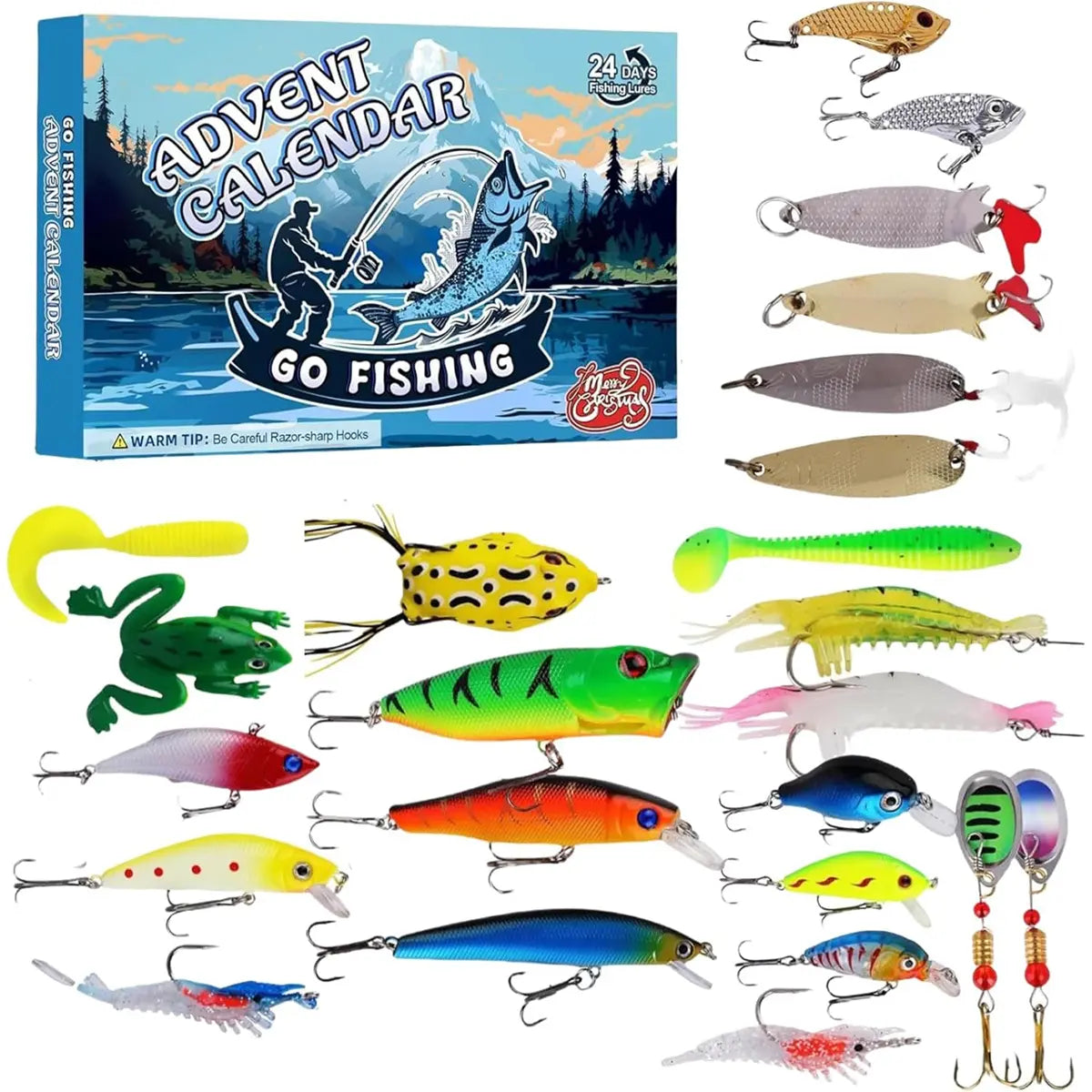 Fishing Lure Advent Calendar