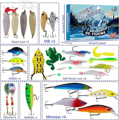 Fishing Lure Advent Calendar