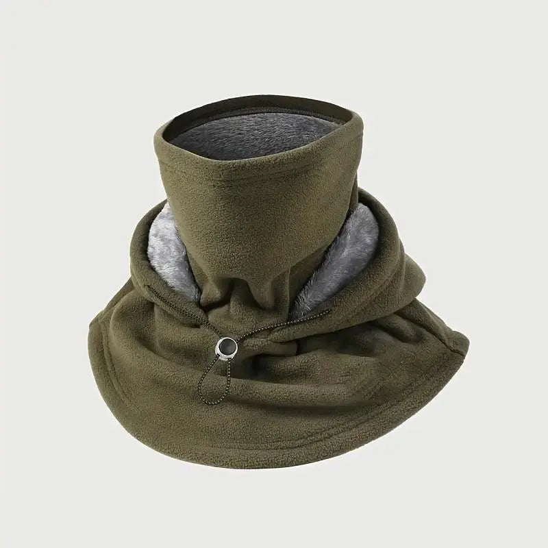 Winter Thermal Balaclava Fleece Hooded Face Mask Neck Warmer For Men And Women