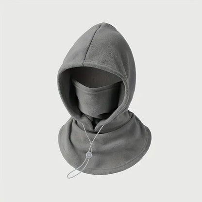 Winter Thermal Balaclava Fleece Hooded Face Mask Neck Warmer For Men And Women