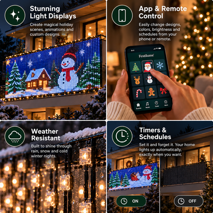 Pixel Christmas Lights