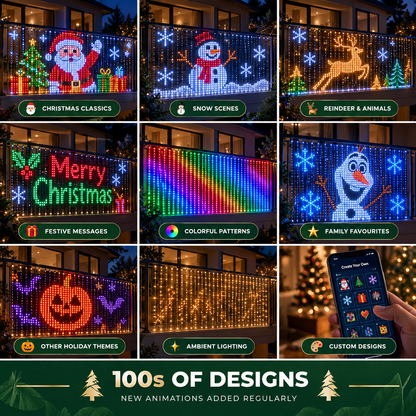 Pixel Christmas Lights