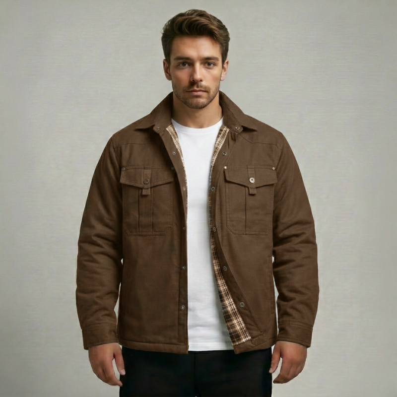 Flannel Plaid Lined Shacket