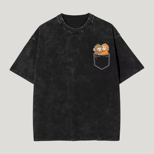Punch Monkey And Ora Mama T Shirt