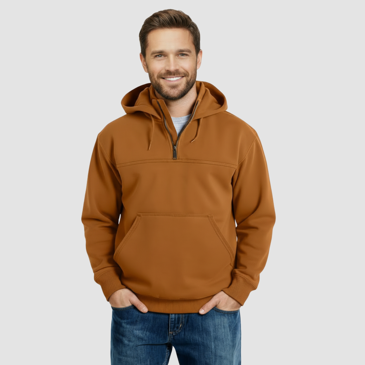 Rain Defender Loose Fit Quarter Zip Sweatshirt