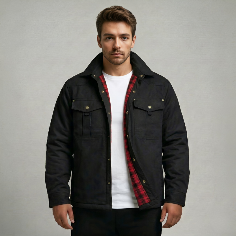 Flannel Plaid Lined Shacket