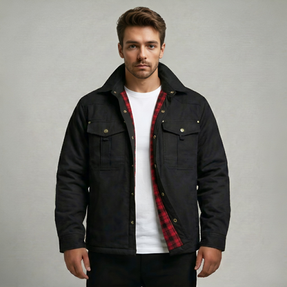 Flannel Plaid Lined Shacket