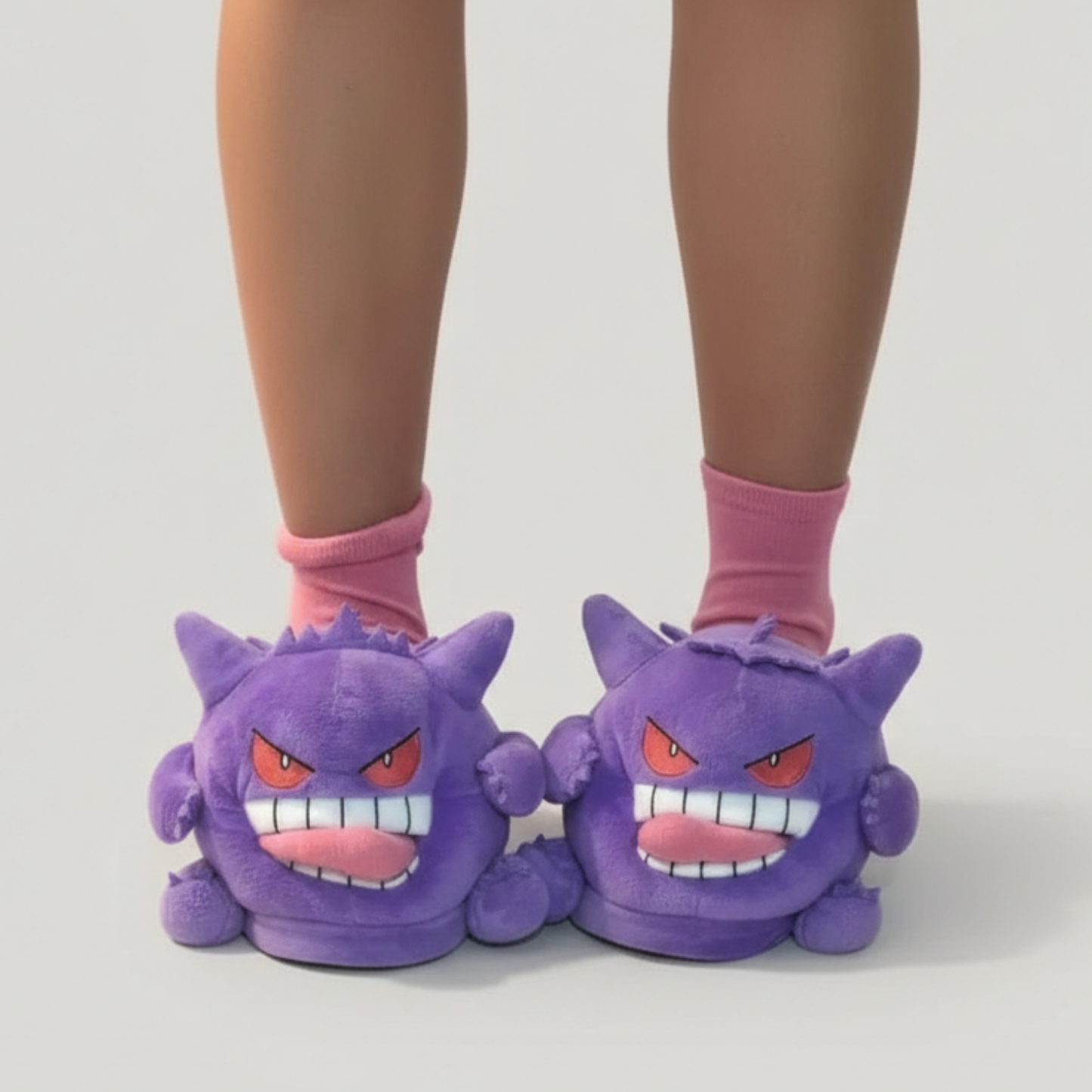 Plush Cartoon Monster Character Slip On Slipper